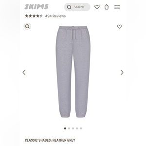 MWT: SKIMS cotton fleece joggers